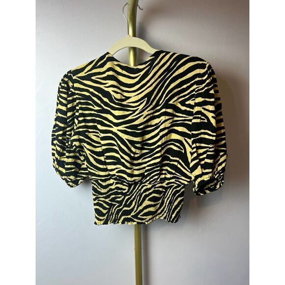Faithfull the Brand Oma Top Amaia Zebra NWT Sz. 4 - Picture 6 of 8